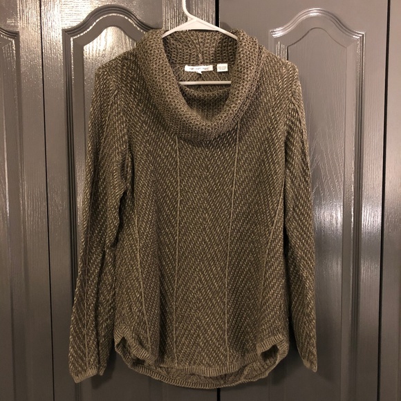 eight eight eight Sweaters - Green Cowl Neck Sweater